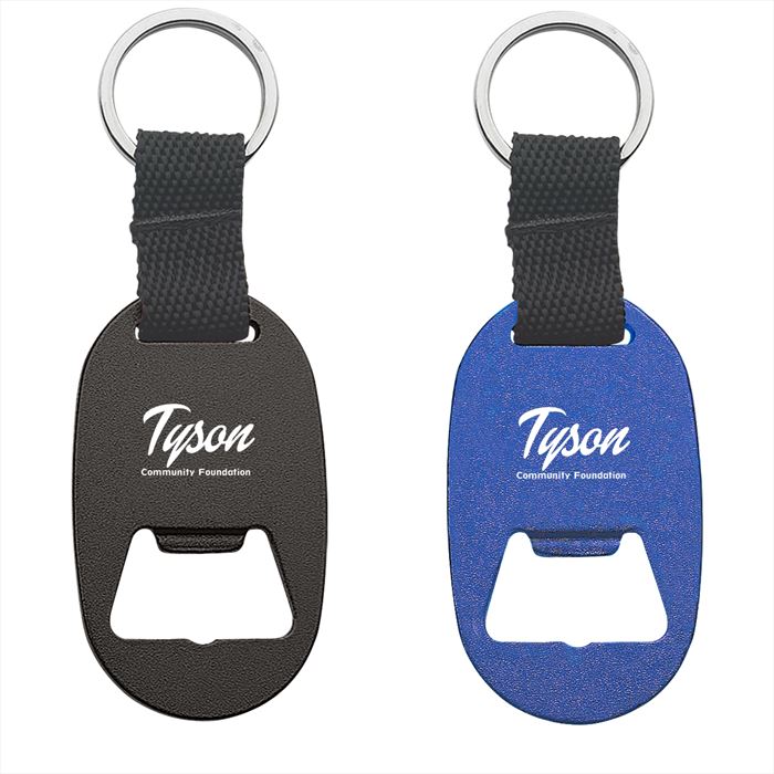 KH2080 Metal Key Tag With Bottle Opener and custom imprint
